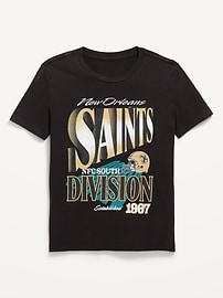 Image number 1 showing, NFL™ New Orleans Saints™ Gender-Neutral Graphic T-Shirt for Kids