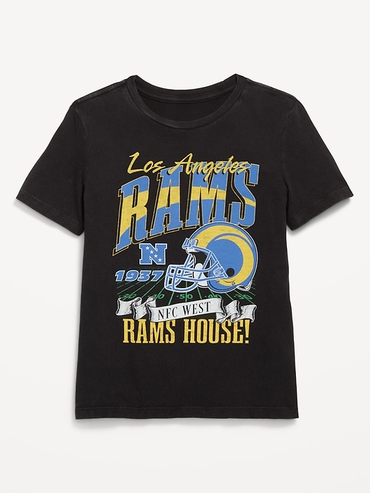 Image number 1 showing, NFL™ Los Angeles Rams™ Gender-Neutral Graphic T-Shirt for Kids