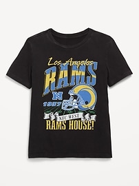 Image number 1 showing, NFL™ Los Angeles Rams™ Gender-Neutral Graphic T-Shirt for Kids