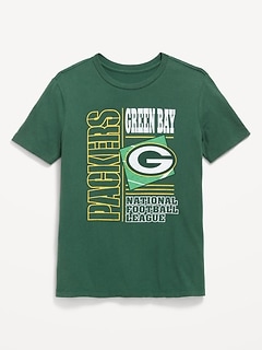 Green Bay Packers Gender-Neutral Graphic T-Shirt for Kids