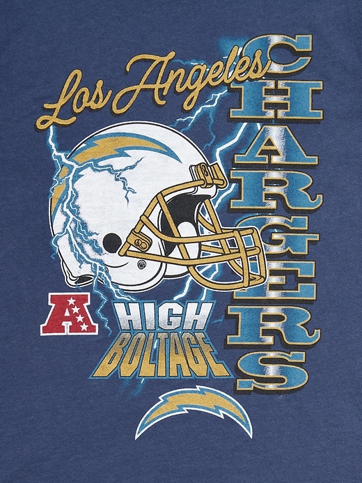 Image number 2 showing, NFL™ Los Angeles Chargers™ Gender-Neutral Graphic T-Shirt for Kids