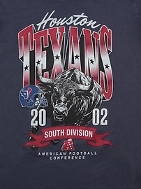 Image number 2 showing, NFL™ Houstan Texans™ Gender-Neutral Graphic T-Shirt for Kids