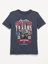 Image number 1 showing, NFL™ Houstan Texans™ Gender-Neutral Graphic T-Shirt for Kids