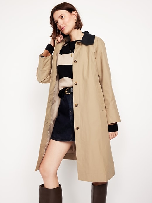 Image number 3 showing, Water-Resistant Long Barn Coat