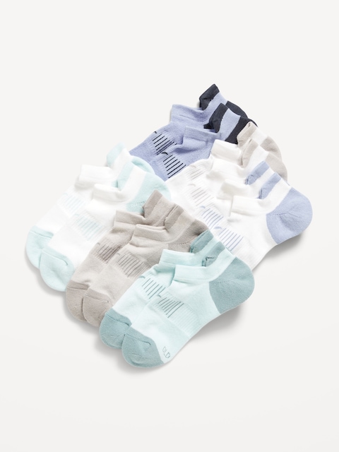 Athletic Ankle Socks  6-Pack - Cool Colorblock