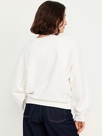 Image number 2 showing, SoComfy Oversized Graphic Raglan Sweatshirt