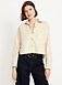 Cropped Button-Down Corduroy Shirt - image 2