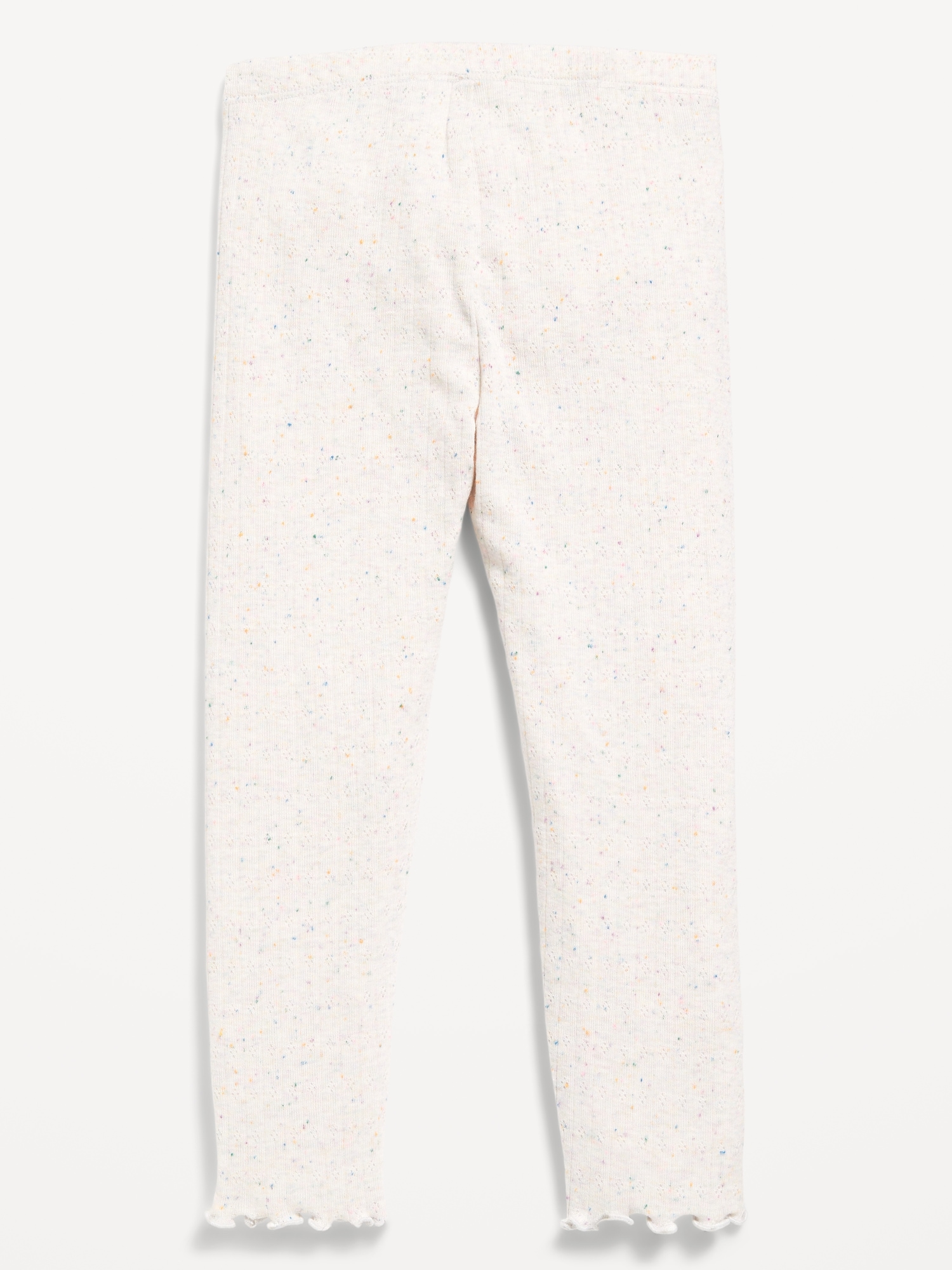 Textured Full-Length Leggings for Toddler Girls