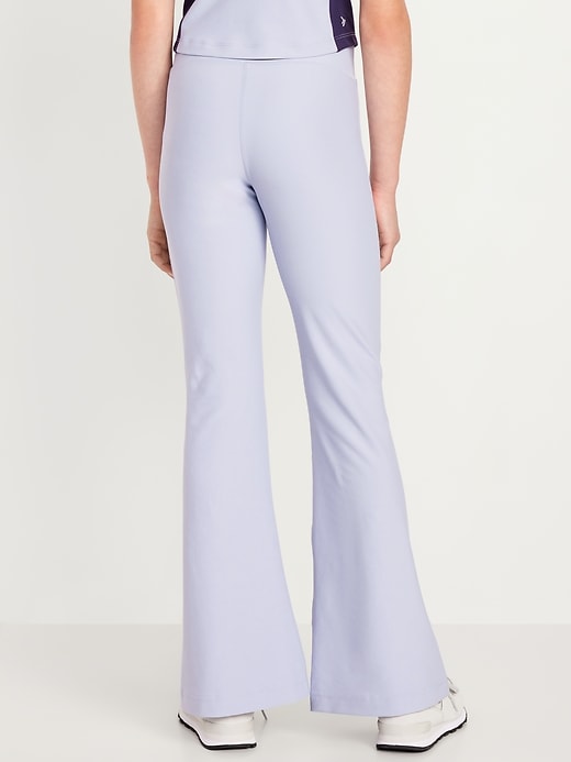 Image number 2 showing, High-Waisted PowerSoft Flare-Leg Performance Leggings for Girls