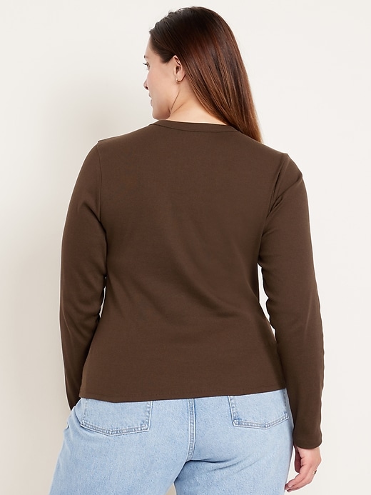 Image number 5 showing, Snug Long-Sleeve Crew-Neck T-Shirt