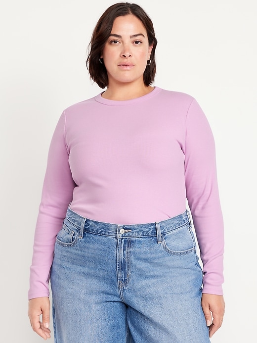 Image number 6 showing, Snug Long-Sleeve Crew-Neck T-Shirt