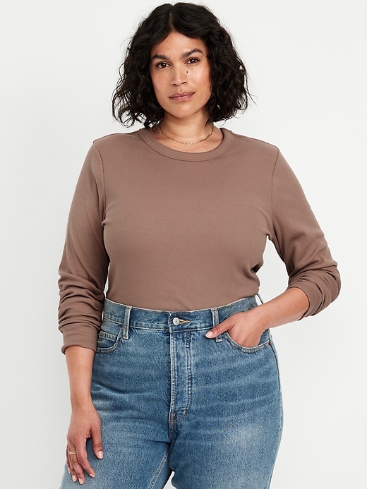 Image number 6 showing, Snug Long-Sleeve Crew-Neck T-Shirt