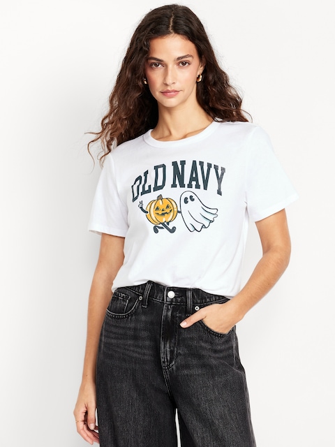 EveryWear Crew-Neck Logo-Graphic T-Shirt - Calla Lilies