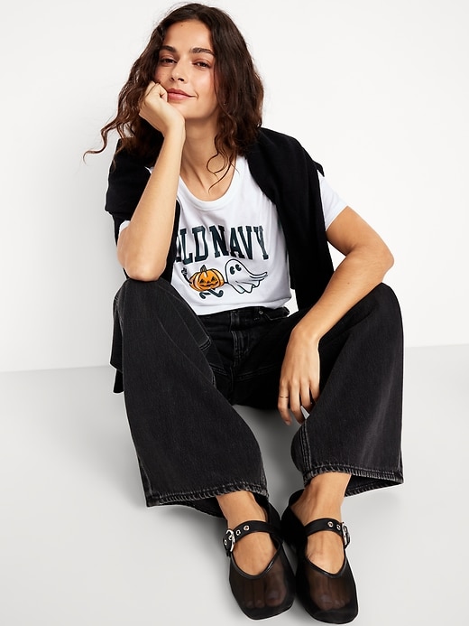 Image number 3 showing, EveryWear Crew-Neck Logo-Graphic T-Shirt