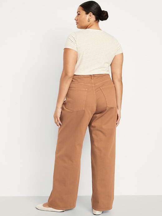 Image number 9 showing, Extra High-Waisted Wide-Leg Jeans