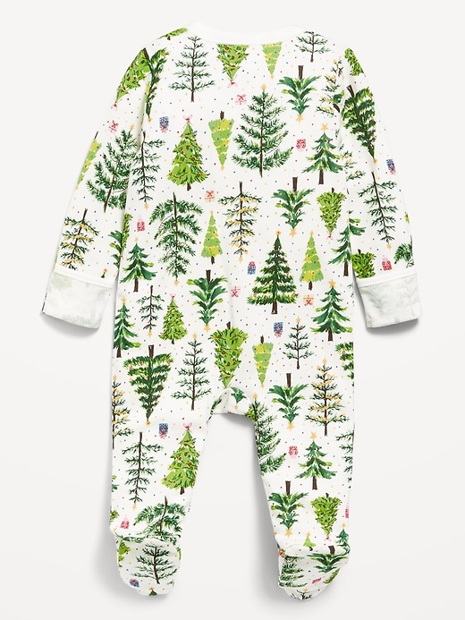 Image number 2 showing, 2-Way-Zip Sleep & Play Footed One-Piece for Baby