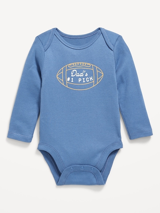 Image number 1 showing, Long-Sleeve Graphic Bodysuit for Baby