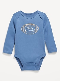 Image number 1 showing, Long-Sleeve Graphic Bodysuit for Baby