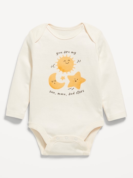 Image number 1 showing, Long-Sleeve Graphic Bodysuit for Baby
