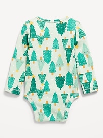 Image number 2 showing, Printed Long-Sleeve Bodysuit for Baby