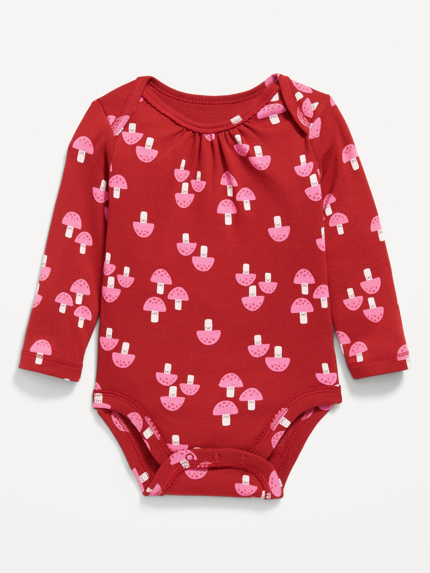 Printed Long-Sleeve Bodysuit for Baby