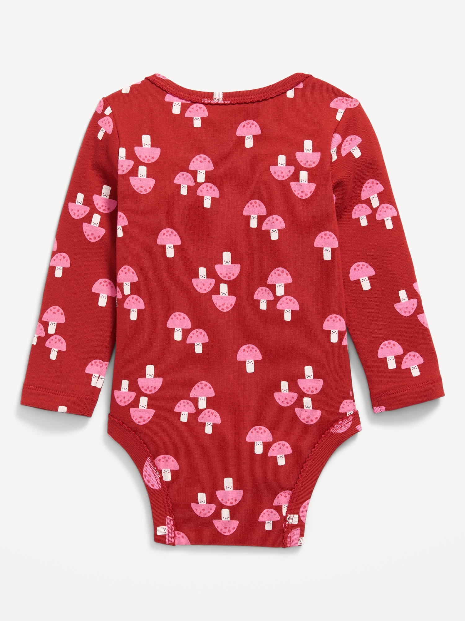 Printed Long-Sleeve Bodysuit for Baby