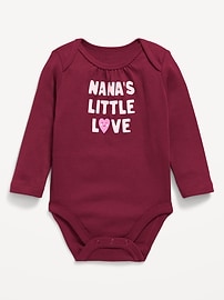Image number 1 showing, Long-Sleeve Graphic Bodysuit for Baby