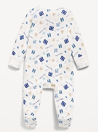 Image number 2 showing, 2-Way-Zip Sleep & Play Footed One-Piece for Baby