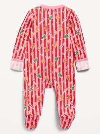 Image number 2 showing, 2-Way-Zip Sleep & Play Footed One-Piece for Baby