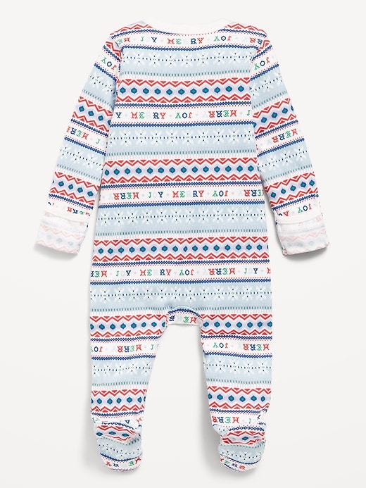Image number 2 showing, 2-Way-Zip Sleep & Play Footed One-Piece for Baby