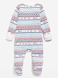 Image number 2 showing, 2-Way-Zip Sleep & Play Footed One-Piece for Baby