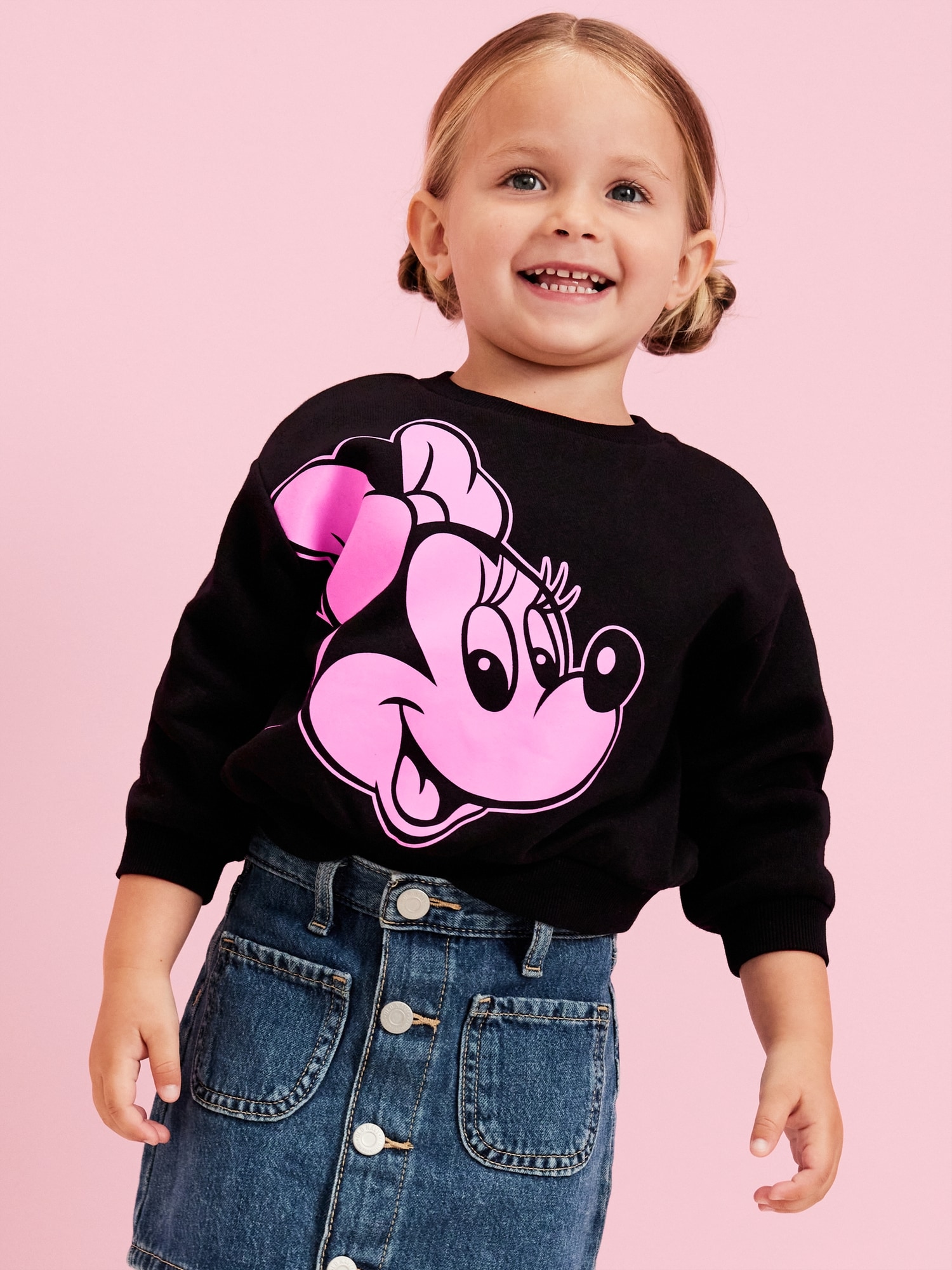 Old Navy x Disney© Minnie Mouse Crew-Neck Sweatshirt for Toddler Girls