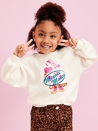 Image number 1 showing, Old Navy x Disney© Minnie Mouse Crew-Neck Sweatshirt for Toddler Girls