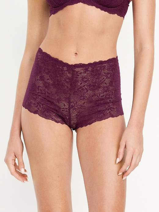 Image number 1 showing, Lace Boyshort Underwear