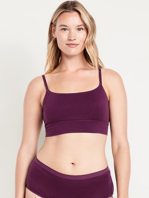 Image number 5 showing, Cotton Cami Bralette