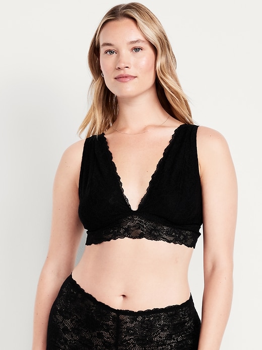 Image number 5 showing, V-Neck Lace Bralette