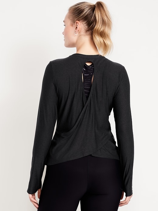 Image number 6 showing, CloudMotion Wrap-Back Top