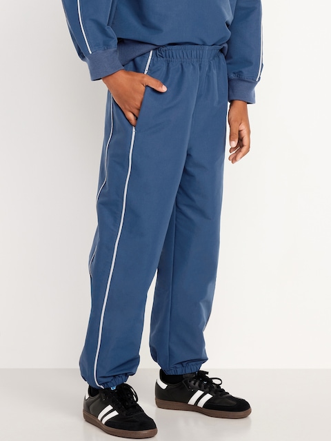 Baggy Warm-Up Soccer Pants for Boys - Obscure Night