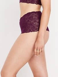 Image number 6 showing, Lace Boyshort Underwear