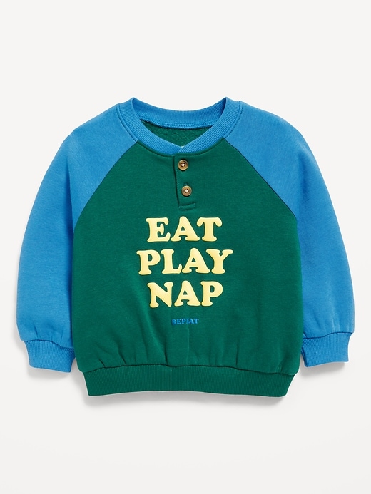 Image number 1 showing, Printed Crew-Neck Sweatshirt for Baby