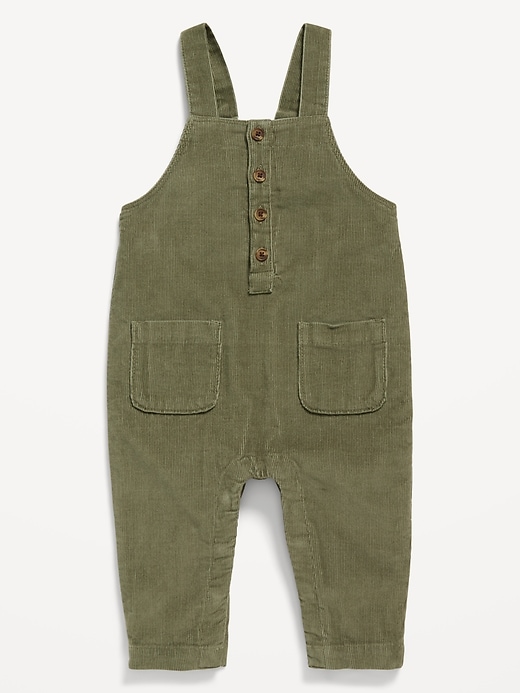 Image number 1 showing, Corduroy Pocket Overalls for Baby