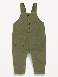 Image number 1 showing, Corduroy Pocket Overalls for Baby