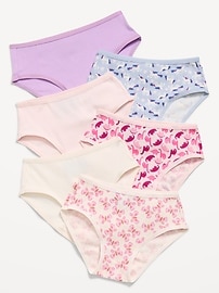 Image number 1 showing, Bikini Underwear 6-Pack for Toddler Girls
