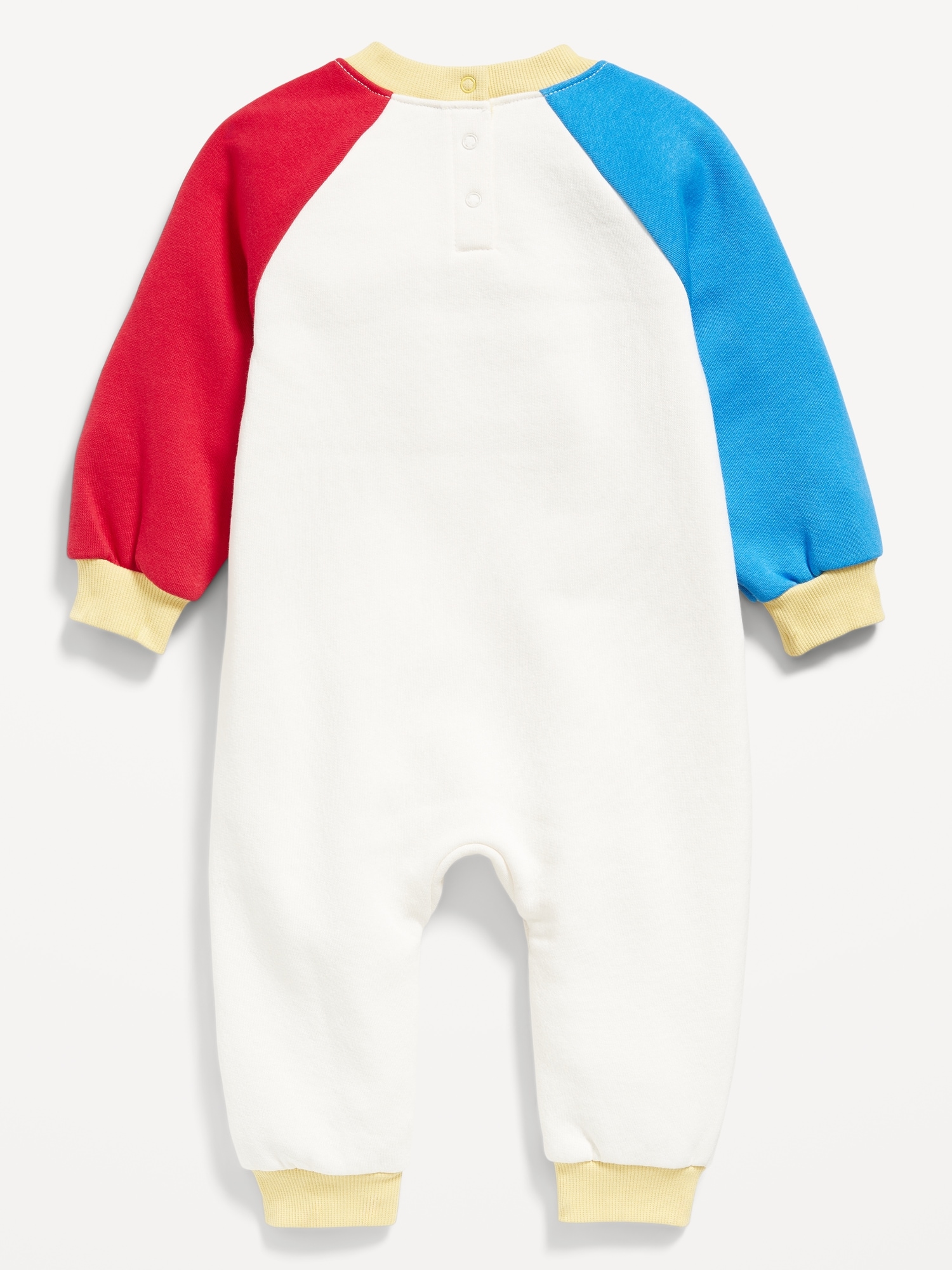 Long-Sleeve Fleece One-Piece Jumpsuit for Baby