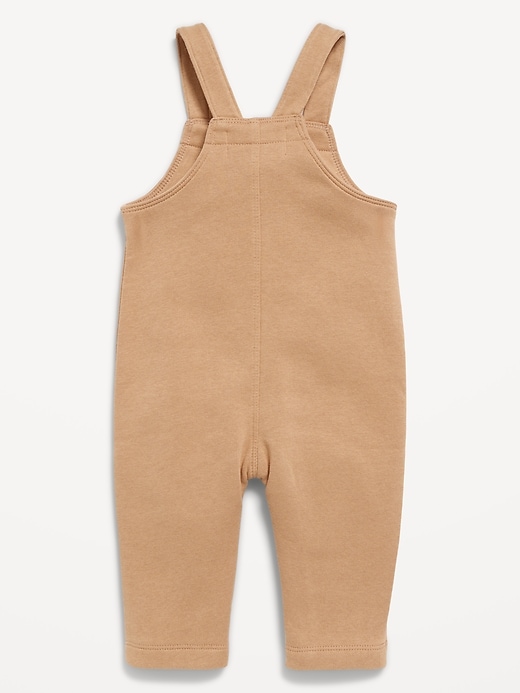 Image number 2 showing, Fleece Button-Front Overalls for Baby
