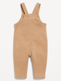 Image number 2 showing, Fleece Button-Front Overalls for Baby