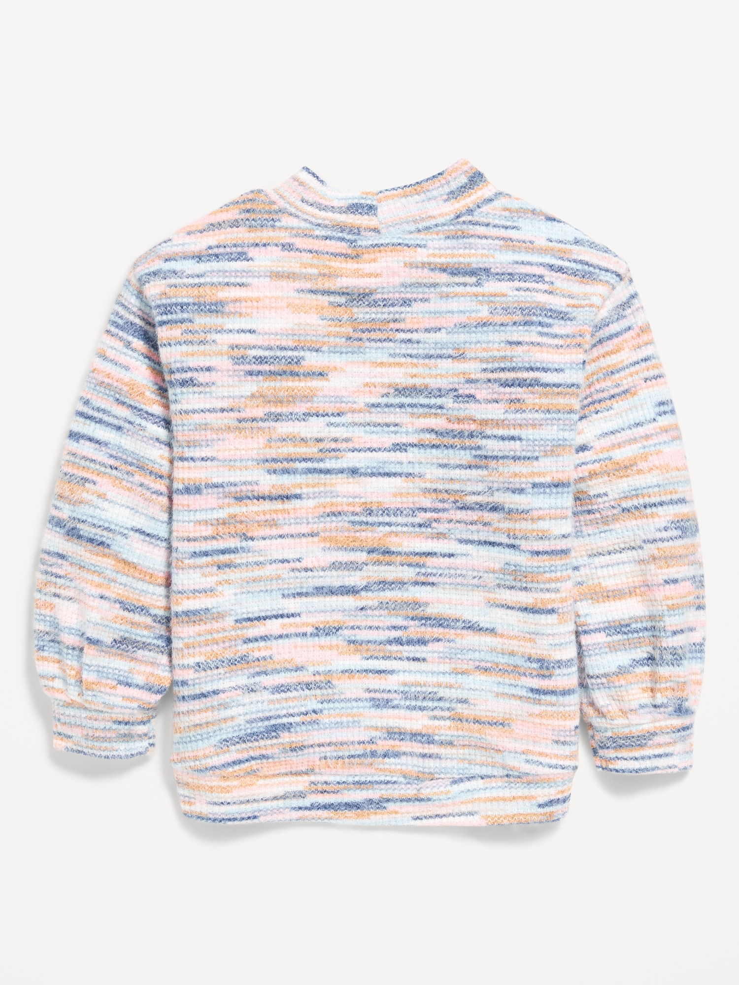 Cozy Mock-Neck Chenille Sweater for Toddler Girls