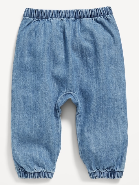 Pull-On Chambray Pants for Baby