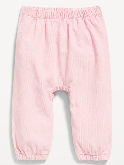 Pull-On Corduroy Knee Patch Pants for Baby - Blush On You