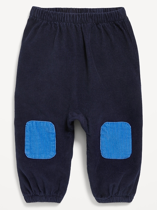 Image number 1 showing, Pull-On Corduroy Knee Patch Pants for Baby